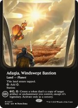 吹きさらしの要塞、アダージア/Adagia, Windswept Bastion (全面アート版) 【英語版】 [EOE-土地MR]
