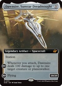 サンスターの弩級艦、ドーンサイアー/Dawnsire, Sunstar Dreadnought (拡張アート版) 【英語版】 [EOE-灰MR]