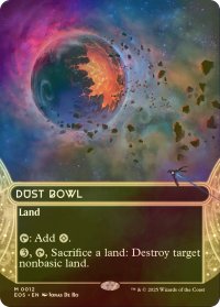 [FOIL] 黄塵地帯/Dust Bowl No.012 (全面アート・海外産ブースター版) 【英語版】 [EOS-土地MR]
