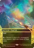 [FOIL] 隕石のクレーター/Meteor Crater No.026 (全面アート・海外産ブースター版) 【英語版】 [EOS-土地R]*詳細要確認