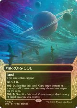 [FOIL] 鏡の池/Mirrorpool No.027 (全面アート・海外産ブースター版) 【英語版】 [EOS-土地MR]