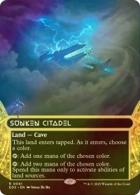 [FOIL] 沈んだ城塞/Sunken Citadel No.041 (全面アート・海外産ブースター版) 【英語版】 [EOS-土地R]