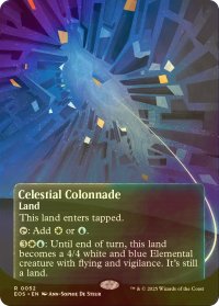 [FOIL] 天界の列柱/Celestial Colonnade No.052 (全面アート版) 【英語版】 [EOS-土地R]