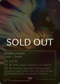 [FOIL] 終わりなき砂漠/Endless Sands No.060 (全面アート版) 【英語版】 [EOS-土地R]*詳細要確認