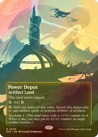 [FOIL] 魔力倉庫/Power Depot No.079 (全面アート版) 【英語版】 [EOS-土地R]