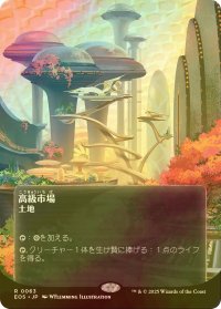[FOIL] 高級市場/High Market No.063 (全面アート版) 【日本語版】 [EOS-土地R]
