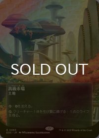 [FOIL] 高級市場/High Market No.063 (全面アート版) 【日本語版】 [EOS-土地R]*詳細要確認