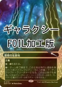 [FOIL] 墨蛾の生息地/Inkmoth Nexus No.110 (全面アート版・ギャラクシー・フォイル仕様) 【日本語版】 [EOS-土地MR]