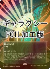 [FOIL] 群がりの庭/Swarmyard No.177 (全面アート版・ギャラクシー・フォイル仕様) 【日本語版】 [EOS-土地R]