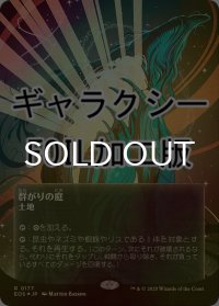[FOIL] 群がりの庭/Swarmyard No.177 (全面アート版・ギャラクシー仕様) 【日本語版】 [EOS-土地R]*詳細要確認