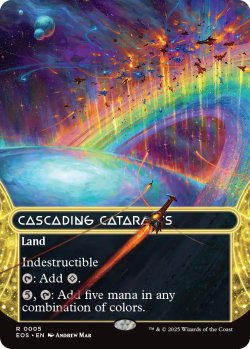 画像1: 大瀑布/Cascading Cataracts No.005 (全面アート版) 【英語版】 [EOS-土地R]