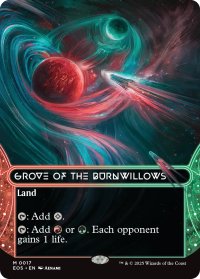 燃え柳の木立ち/Grove of the Burnwillows No.017 (全面アート版) 【英語版】 [EOS-土地MR]