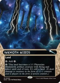 墨蛾の生息地/Inkmoth Nexus No.020 (全面アート版) 【英語版】 [EOS-土地MR] *詳細要確認