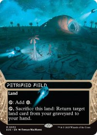 石化した原野/Petrified Field No.032 (全面アート版) 【英語版】 [EOS-土地MR]