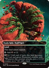 怒り狂う山峡/Raging Ravine No.035 (全面アート版) 【英語版】 [EOS-土地R]