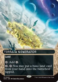 地形形成装置/Terrain Generator No.043 (全面アート版) 【英語版】 [EOS-土地R]
