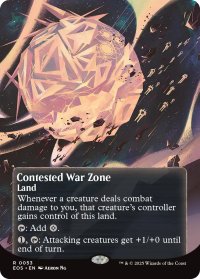 激戦の戦域/Contested War Zone No.053 (全面アート版) 【英語版】 [EOS-土地R]