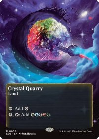 水晶の採石場/Crystal Quarry No.055 (全面アート版) 【英語版】 [EOS-土地R]