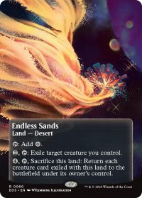 終わりなき砂漠/Endless Sands No.060 (全面アート版) 【英語版】 [EOS-土地R]
