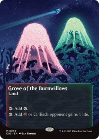 燃え柳の木立ち/Grove of the Burnwillows No.062 (全面アート版) 【英語版】 [EOS-土地MR]