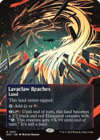 溶岩爪の辺境/Lavaclaw Reaches No.067 (全面アート版) 【英語版】 [EOS-土地R]