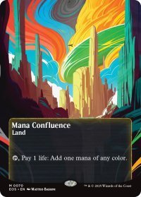 マナの合流点/Mana Confluence No.070 (全面アート版) 【英語版】 [EOS-土地MR]