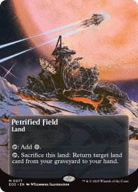 石化した原野/Petrified Field No.077 (全面アート版) 【英語版】 [EOS-土地MR]