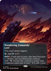 さまよう噴気孔/Wandering Fumarole No.090 (全面アート版) 【英語版】 [EOS-土地R]