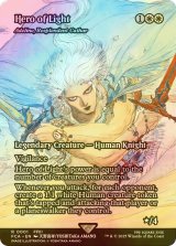 [FOIL] 光の英雄/Hero of Light (全面アート版) 【英語版】 [FCA-白R]