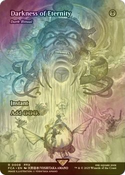 画像1: [FOIL] 永遠の闇/Darkness of Eternity (全面アート版) 【英語版】 [FCA-黒R]
