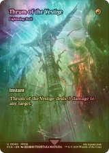 [FOIL] 異跡の鼓動/Thrum of the Vestige (全面アート版) 【英語版】 [FCA-赤U]