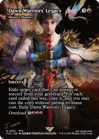 暁の戦士の遺産/Dawn Warriors' Legacy (全面アート版) 【英語版】 [FCA-赤R]
