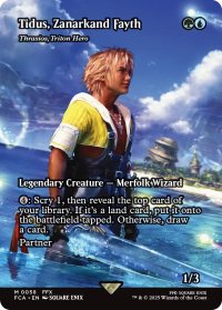 ザナルカンドの夢、ティーダ/Tidus, Zanarkand Fayth (全面アート版) 【英語版】 [FCA-金MR]
