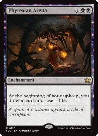 ファイレクシアの闘技場/Phyrexian Arena 【英語版】 [FDC-黒R]