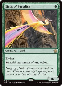 極楽鳥/Birds of Paradise 【英語版】 [FDC-緑R]