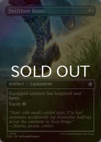 [FOIL] 速足のブーツ/Swiftfoot Boots (全面アート版) 【英語版】 [FDN-灰U]