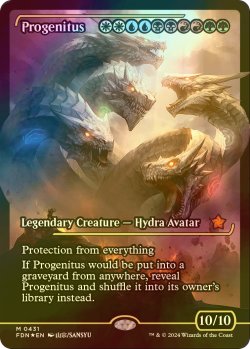 画像1: [FOIL] 大祖始/Progenitus (ジャパン・ショーケース版) 【英語版】 [FDN-金MR]