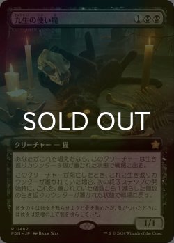画像1: [FOIL] 九生の使い魔/Nine-Lives Familiar (拡張アート版) 【日本語版】 [FDN-黒R]