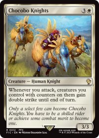 チョコボ騎兵隊/Chocobo Knights 【英語版】 [FIC-白R]