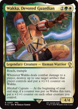 画像1: 敬虔なガード、ワッカ/Wakka, Devoted Guardian 【英語版】 [FIC-金R]