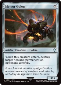 隕石ゴーレム/Meteor Golem 【英語版】 [FIC-灰U]