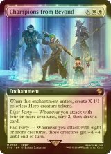 [FOIL] 稀なるつわもの/Champions from Beyond (拡張アート版) 【英語版】 [FIC-白R]