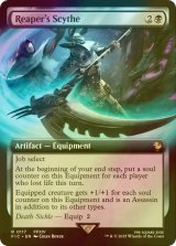 [FOIL] 「リーパー」の両手鎌/Reaper's Scythe (拡張アート版) 【英語版】 [FIC-黒R]