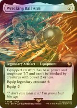 [FOIL] ギミックアーム、キャノンボール/Wrecking Ball Arm (拡張アート版) 【英語版】 [FIC-灰R]