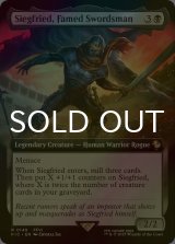 [FOIL] 名高き剣士、ジークフリード/Siegfried, Famed Swordsman (拡張アート版) 【英語版】 [FIC-黒R]