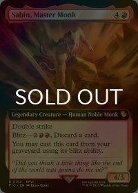 [FOIL] 奥義継承者、マッシュ/Sabin, Master Monk (拡張アート版) 【英語版】 [FIC-赤R]