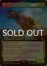 [FOIL] 誇り高き戦士、レッドXIII/Red XIII, Proud Warrior (拡張アート版) 【英語版】 [FIC-金R]