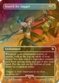 [FOIL] ダガーを探して/Search for Dagger (全面アート版) 【英語版】 [FIC-白R]