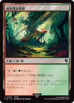 画像1: 樹木茂る尾根/Wooded Ridgeline 【日本語版】 [FIC-土地C]