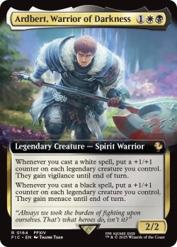 画像1: 闇の戦士、アルバート/Ardbert, Warrior of Darkness (拡張アート版) 【英語版】 [FIC-金R]